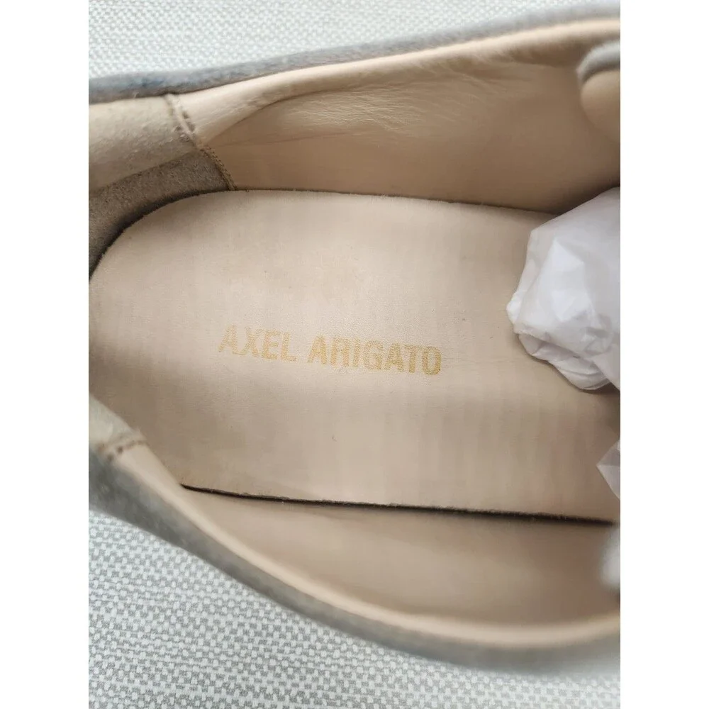 Alex Arigado Cap Toe Sneaker Size 9 Gray Leather Suede Lace Up Casual